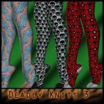 Deadly Knits III: For Gizmee's knitted stockings